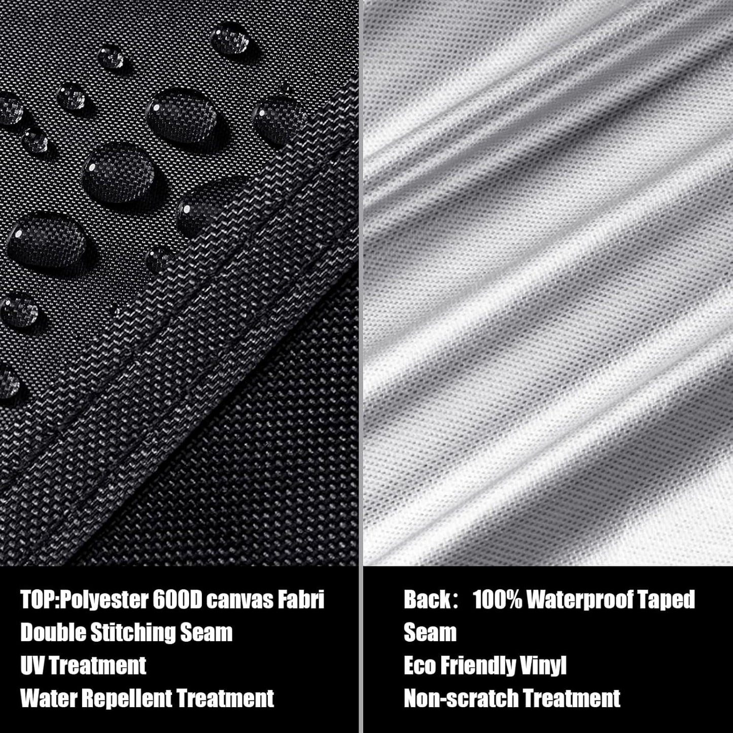 LCGOD Heavy Duty Wood Pellet Grill Cover, Fits Pit Boss 850DX & 820 Competition Series, Z Grills 700, Waterproof Smoker Cover for 820 Deluxe, 820D, 820FB