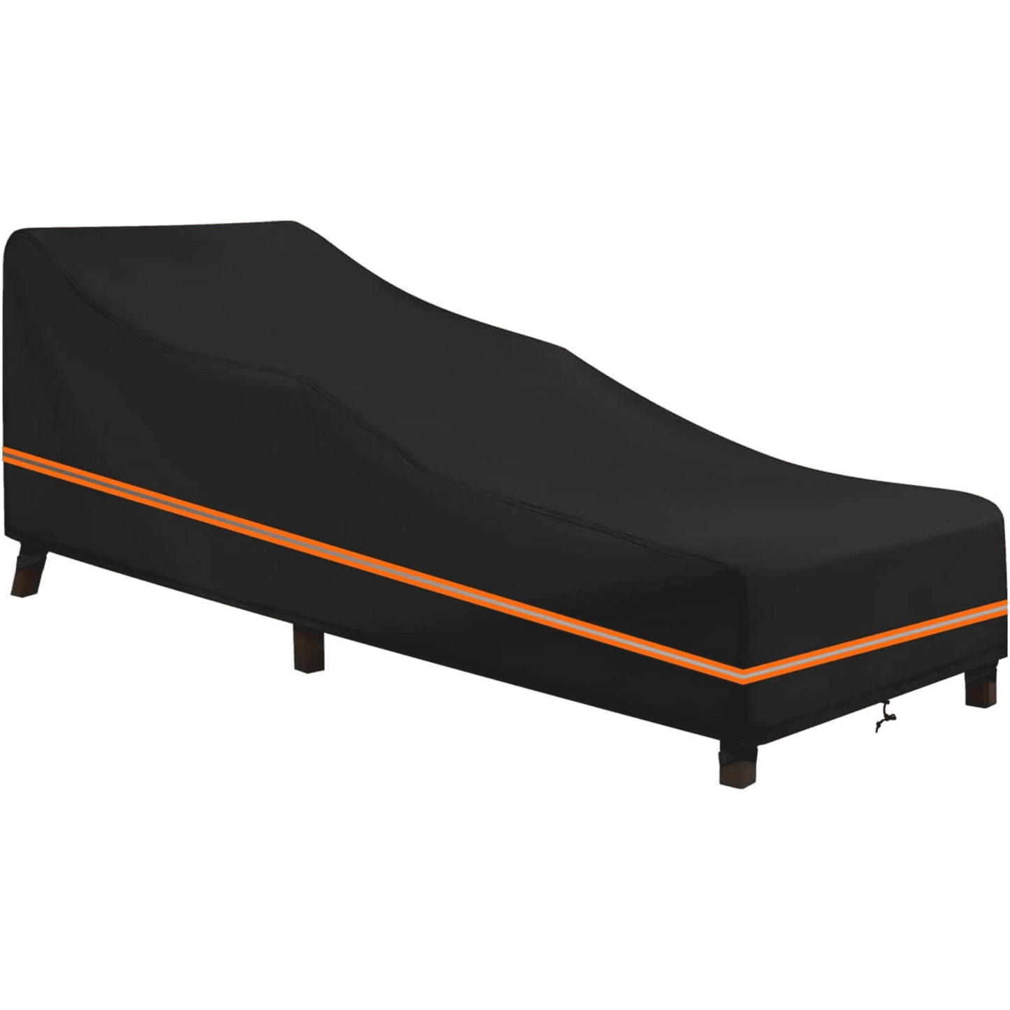 LCGOD Chaise Lounge Cover, Patio Lounge Chair Cover Waterproof and UV Resistant, Heavy Duty Outdoor Furniture Covers for Garden Sun Lounger, 79W x 30D x 28H in