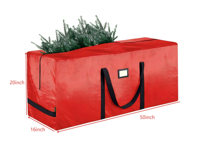 HioHa 50"x20"x16" Christmas Tree Storage Bag for 7 ft Artificial Trees, Heavy Duty Large Bag with Reinforced Handles & Dual Zippers