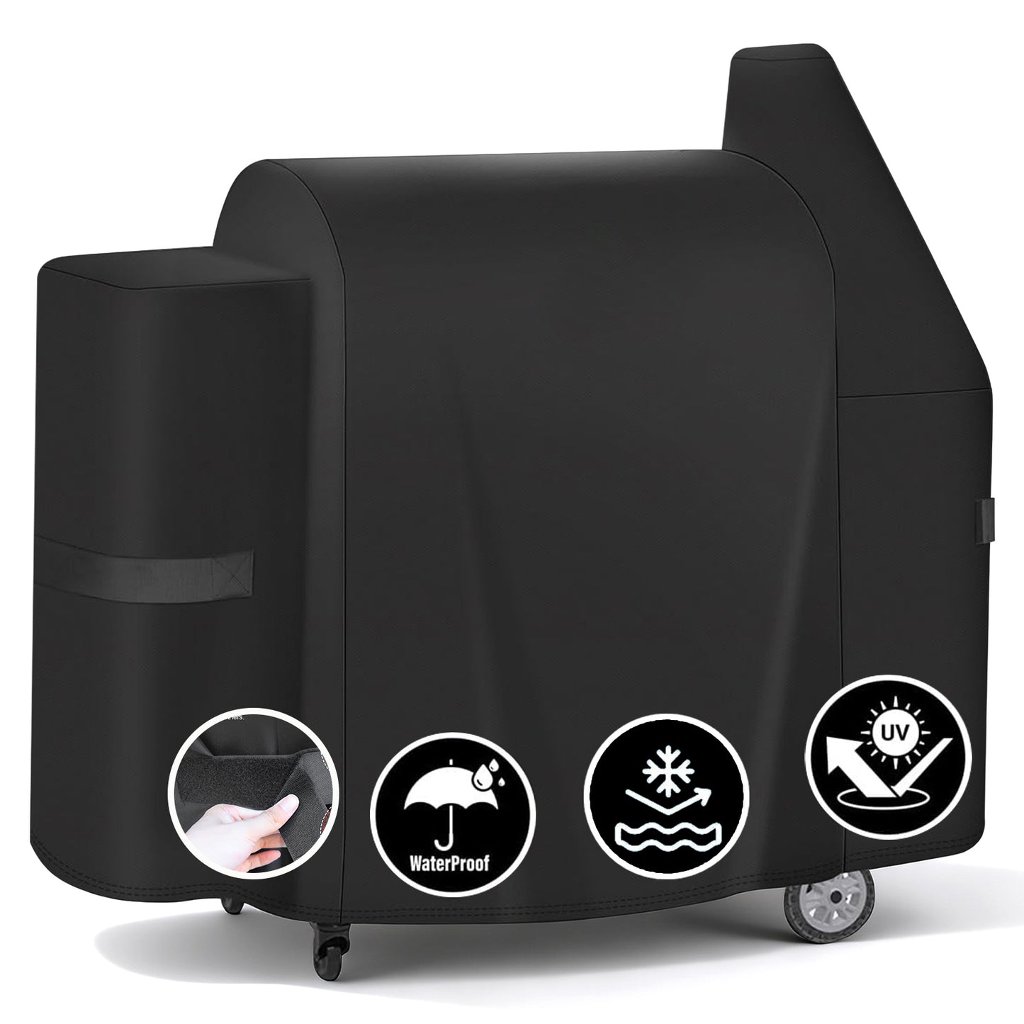 LCGOD Heavy Duty Wood Pellet Grill Cover, Fits Pit Boss 850DX & 820 Competition Series, Z Grills 700, Waterproof Smoker Cover for 820 Deluxe, 820D, 820FB