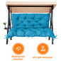 LCGOD Patio Bench Cushion, for Outdoor Swing Chair, Waterproof & Fade Resistant, 60x40x4 in, Blue