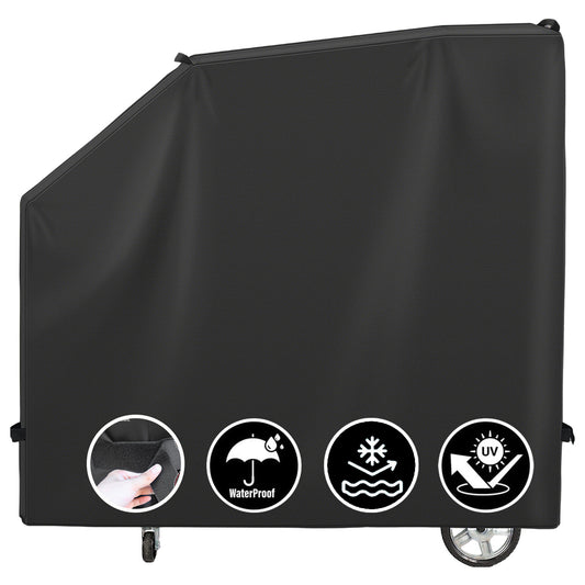 LCGOD Heavy Duty Grill Cover for Pit Boss Lexington - 600D Waterproof Wood Pellet Smoker Cover Fits Lexington 500, 540, Pro 600 & Tailgater