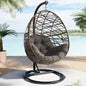 LCGOD 4" Thick Egg Chair Cushion, PP Cotton Filling, Removable Waterproof Cover, Non-Slip for Hanging Swing, Patio Garden & Indoor Lounger