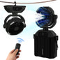 Lcgod 10 Inch Portable Misting Fan, 8-Core Permanent Magnet Motor, 7 Wind Speeds, 4 Spray Modes, 20000mAh Battery, Quiet Cooling Fan for Patio Camping Fishing Garden Office