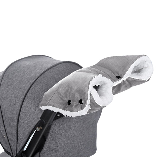 HioHa Stroller Hand Muff Warmer for Parents, Winter Pushchair Accessory Fits Most Buggies & Bike Trailers, Gray
