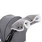 HioHa Stroller Hand Muff Warmer for Parents, Winter Pushchair Accessory Fits Most Buggies & Bike Trailers, Gray