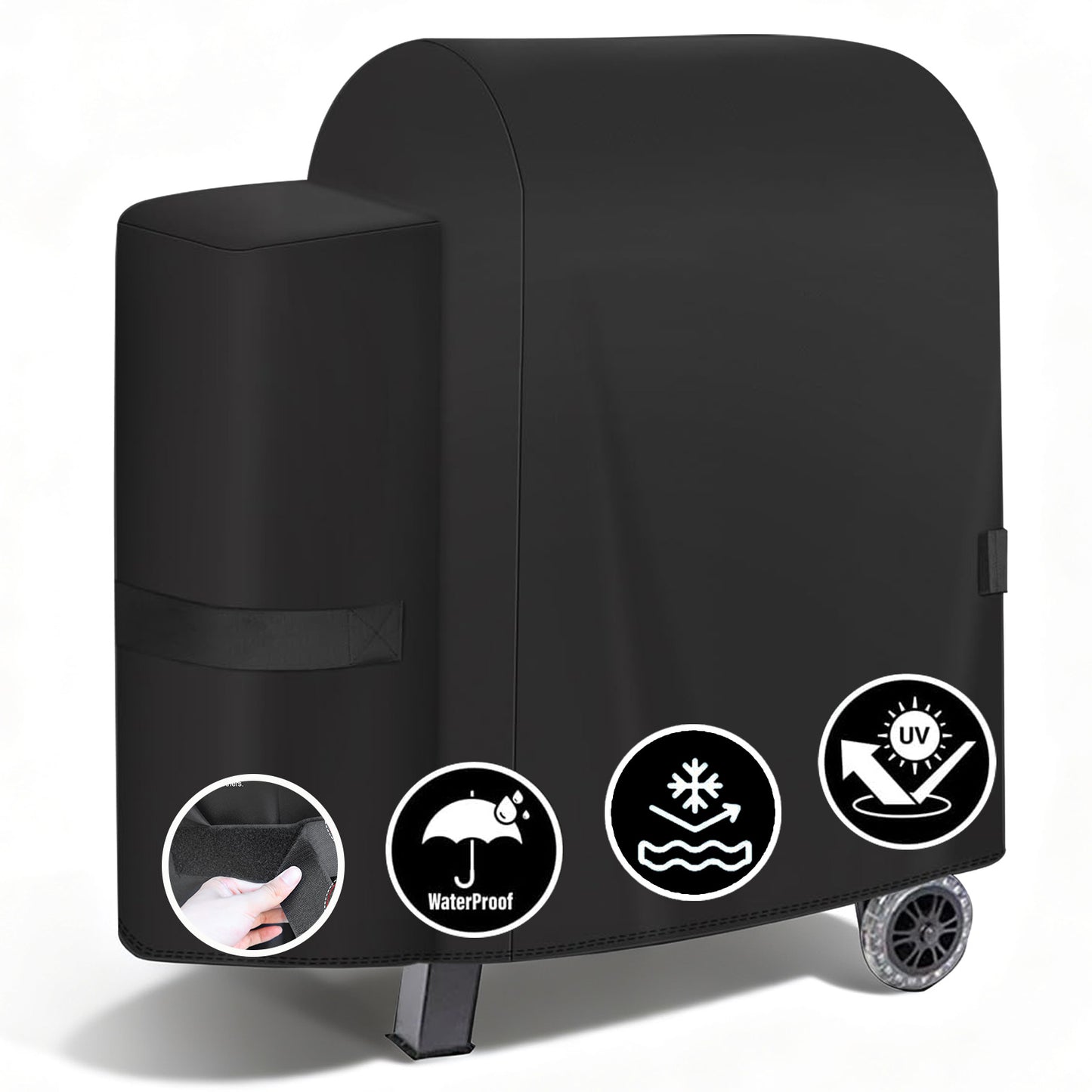 LCGOD Heavy Duty Grill Cover for Pit Boss Lexington - 600D Waterproof Wood Pellet Smoker Cover Fits Lexington 500, 540, Pro 600 & Tailgater