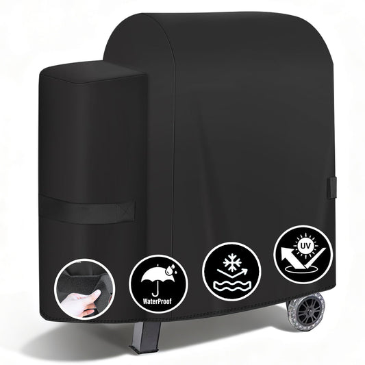 LCGOD Heavy Duty Grill Cover for Pit Boss Lexington - 600D Waterproof Wood Pellet Smoker Cover Fits Lexington 500, 540, Pro 600 & Tailgater