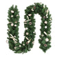 HioHa Christmas Garland 9ft Artificial Pine Garland with Pine Cones Berries for Holiday Indoor Outdoor Decor