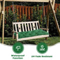LCGOD Patio Swing Cushions, for Outdoor Bench , Waterproof & Fade-Resistant 60x20x3 in Dark Green