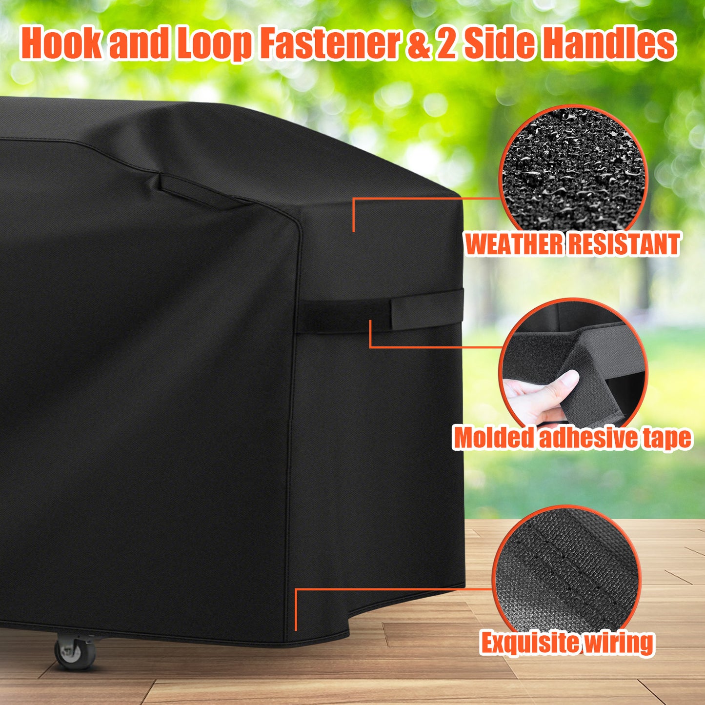 LCGOD Heavy Duty Waterproof Cover for Blackstone 36" Griddle, Durable Rip-Proof Protection with Air Vent for Model 5482