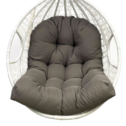 LCGOD 4" Thick Egg Chair Cushion, PP Cotton Filling, Removable Waterproof Cover, Non-Slip for Hanging Swing, Patio Garden & Indoor Lounger