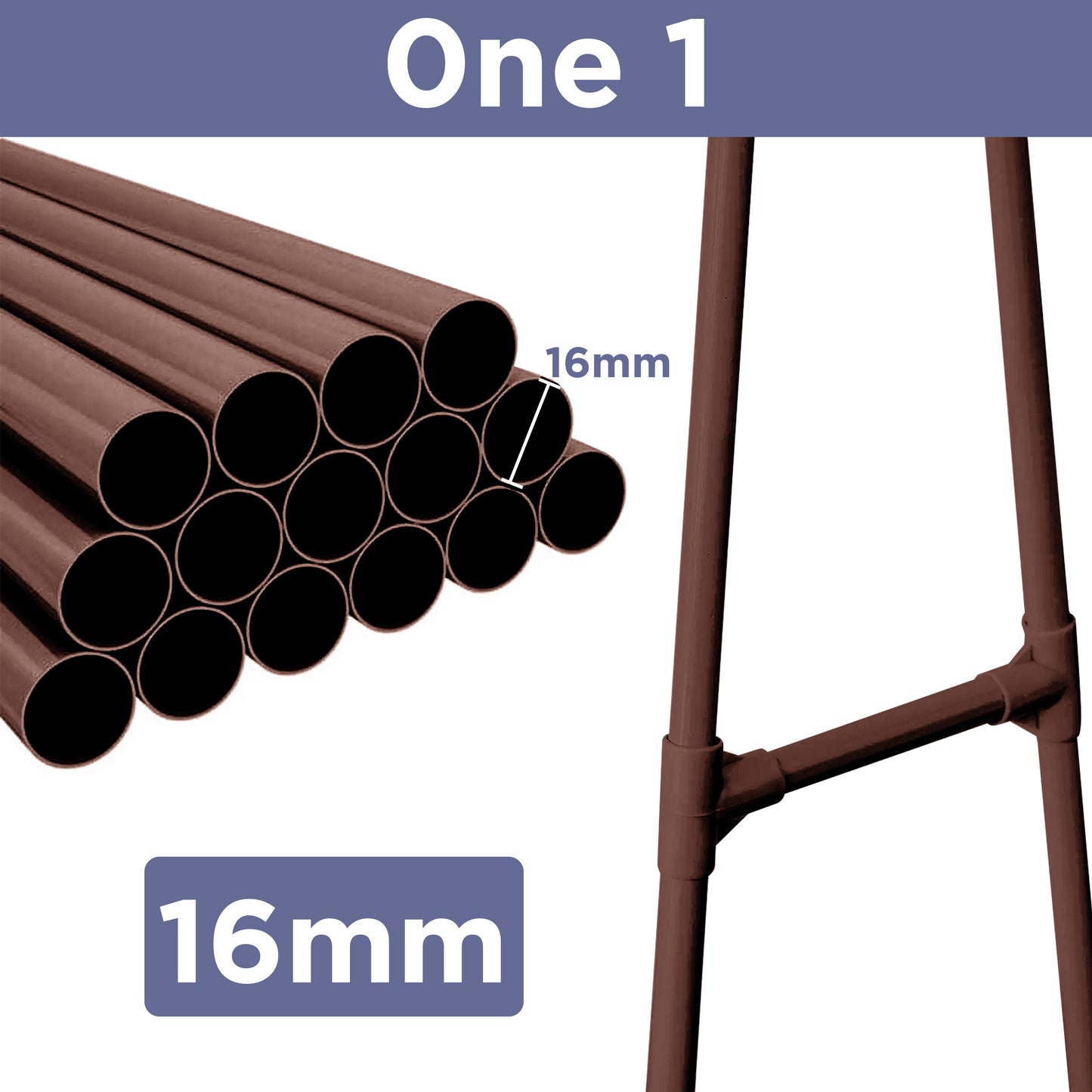 HioHa Portable Clothes Rack on Wheels with 2-Tier Shelves & Hooks - Stainless Steel Rolling Garment Rack for Clothing, Shoes, Laundry - Home, Office, Dorm Use (Brown)