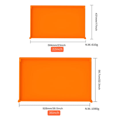 LCGOD Upgraded Grill Mat for Blackstone 22 inch - Non-Stick Silicone Grill Liner & Protective Pad, Heat Resistant, Dishwasher Safe, Fits Gas & Charcoal Grills