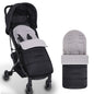 HioHa Universal Baby Stroller Footmuff, Winter Warm Pram Sack with 5-Point Harness Opening, Windproof & Water-Resistant, Machine Washable Cosy Liner for Newborn to Toddler, Fits Most Strollers Grey