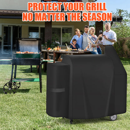 LCGOD Heavy Duty Wood Pellet Grill Cover, Fits Pit Boss 850DX & 820 Competition Series, Z Grills 700, Waterproof Smoker Cover for 820 Deluxe, 820D, 820FB