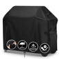 LCGOD Grill Cover, Heavy Duty BBQ Gas Grill Cover with Adjustable Straps, 60 inch All Weather Protection for Weber BBO, Char Broil, Gas Grill