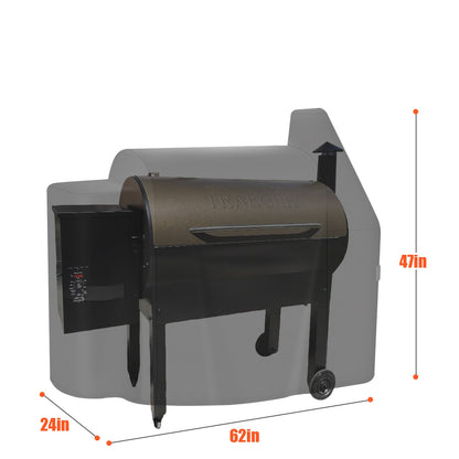 LCGOD Heavy Duty Wood Pellet Grill Cover, Fits Pit Boss 850DX & 820 Competition Series, Z Grills 700, Waterproof Smoker Cover for 820 Deluxe, 820D, 820FB