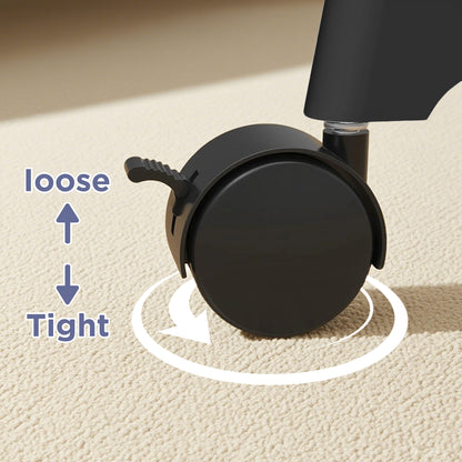 HioHa Portable Clothes Rack on Wheels with 2-Tier Shelves & Hooks - Stainless Steel Rolling Garment Rack for Clothing, Shoes, Laundry - Home, Office, Dorm Use (Black)