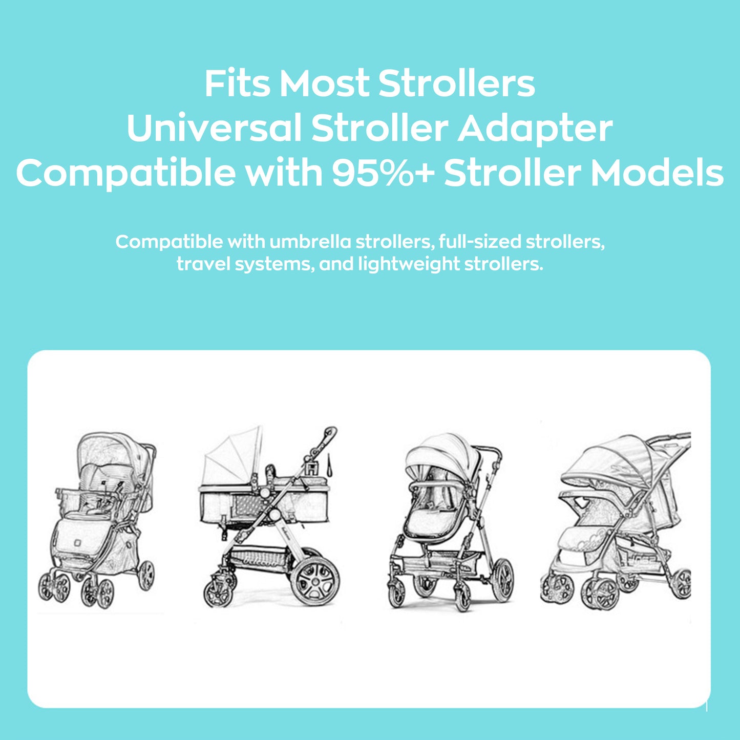 HioHa Universal Baby Stroller Footmuff, Winter Warm Pram Sack with 5-Point Harness Opening, Windproof & Water-Resistant, Machine Washable Cosy Liner for Newborn to Toddler, Fits Most Strollers Grey