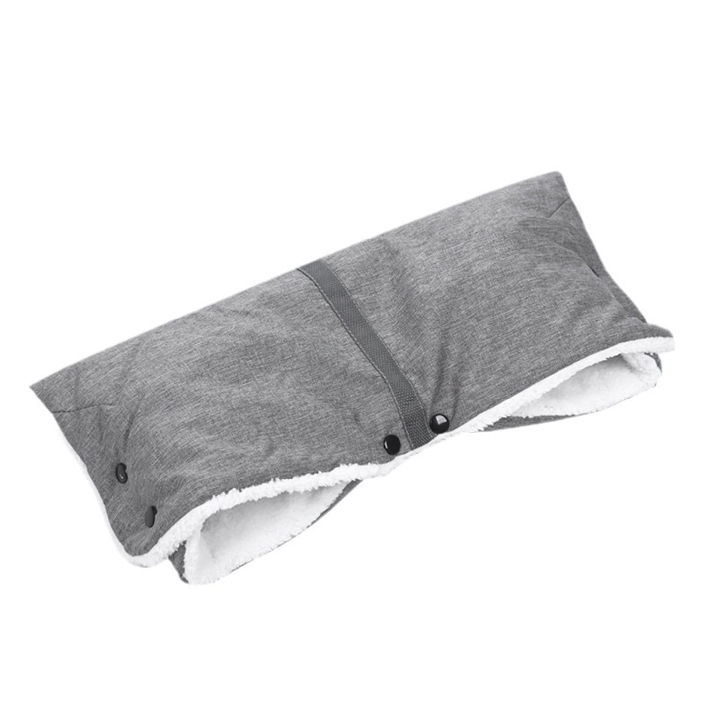 HioHa Stroller Hand Muff Warmer for Parents, Winter Pushchair Accessory Fits Most Buggies & Bike Trailers, Gray
