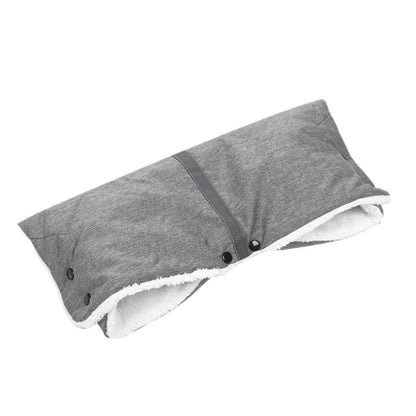 HioHa Stroller Hand Muff Warmer for Parents, Winter Pushchair Accessory Fits Most Buggies & Bike Trailers, Gray