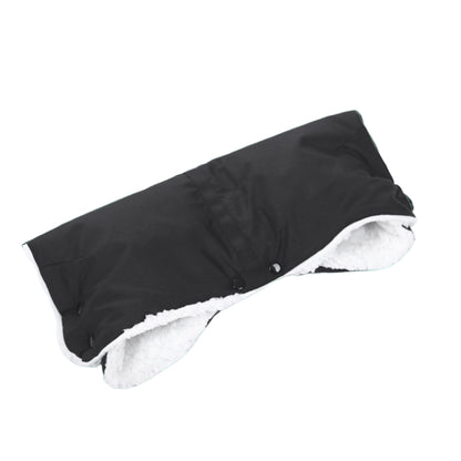 HioHa Stroller Hand Muff Warmer for Parents, Winter Pushchair Accessory Fits Most Buggies & Bike Trailers, Black