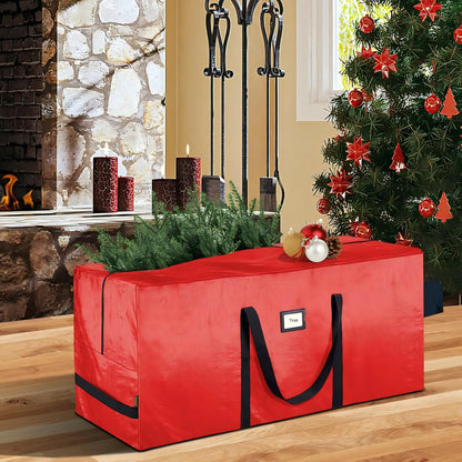 HioHa 50"x20"x16" Christmas Tree Storage Bag for 7 ft Artificial Trees, Heavy Duty Large Bag with Reinforced Handles & Dual Zippers