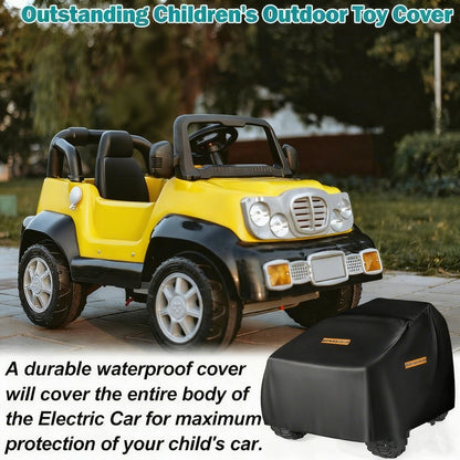 LCOGD Heavy-Duty 420D Kids Ride-On Car Cover, Waterproof & UV Protection, Universal Fit 52" x 28" x 24"