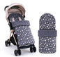 HioHa Universal Baby Stroller Footmuff, Winter Warm Pram Foot Sack with 5-Point Harness Opening, Windproof & Water-Resistant, Machine Washable Cozy Liner for Newborn to Toddler, Fits Most Strollers
