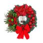 HioHa Christmas Wreaths & Fall Wreath for Front Door, 16-inch Artificial Decor with Pine Cones & Berries for Indoor Outdoor Use